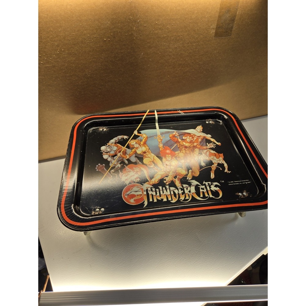 Thundercats 1985 Metal TV Food Tray Folding Legs RARE Leisure Concepts Vintage